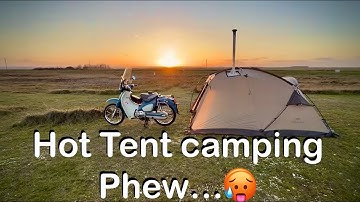 Supercub winter wild camp.