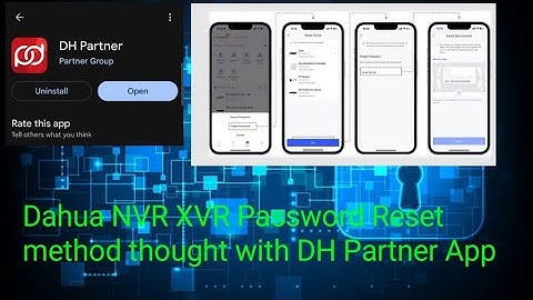 Dahua NVR/XVR Password Reset via Mobile App | DH-Partner App Urdu/Hindi Guide