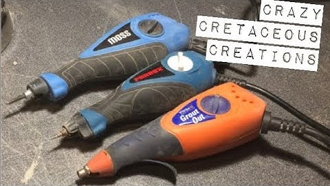 Engraver Review Basic Fossil Preparation Tools for Beginners. Budget vs Named Brand (Dremel 290)