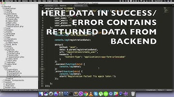 Angular Codeigniter Registration | Part 2