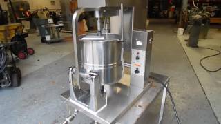 www.champtrading.com demonstrating Groen lab kettle
