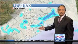Houston Forecast: Chance for rain overnight