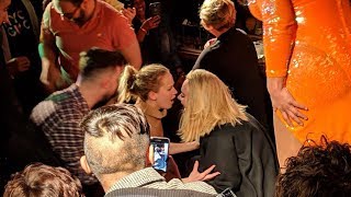 a drunk ADELE getting Turnt Up at Pieces a Bar in New York City with Jennifer Lawrence is a mood😂