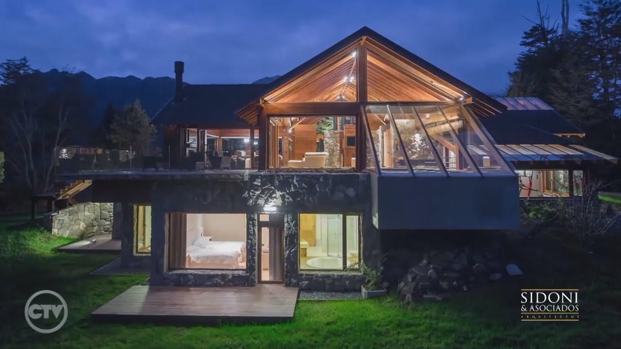 CASA EN VILLA LA ANGOSTURA. Arq Rubén Sidoni - CTV (22-08-21)