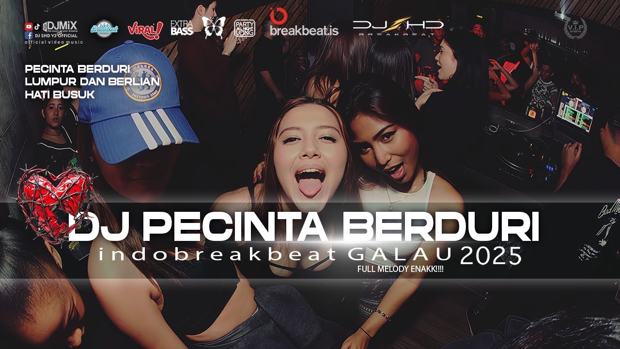 DJ PECINTA BERDURI BREAKBEAT [ SHD V3 ] TERBARU 2025