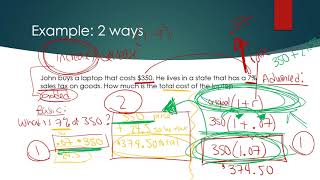 Percent Word Problems