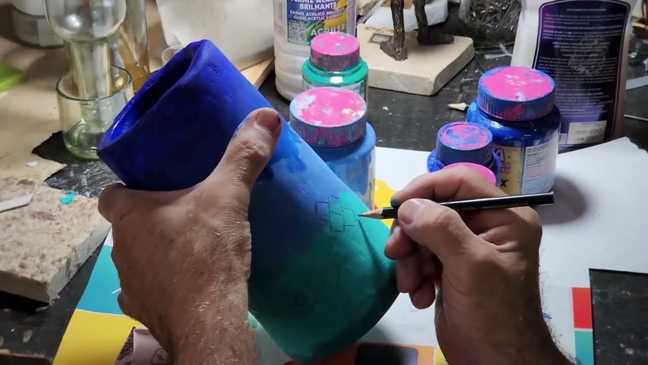 O Traço  no Cimento: Detalhes de uma Obra Única 🎨🏛️