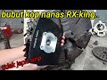 Bubut silinder head kop nanas rx-king | metal lathe manual | working | motor dua tak tenaga super