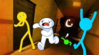 Making It DEEPER Into The Backrooms | Roblox Apeirophobia (Feat. TheOdd1sOut and Skip The Tutorial)