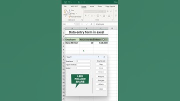 Excel data entry short tricks. #shorts #viral #fyp #exploremore #foryoypage #viralreels
