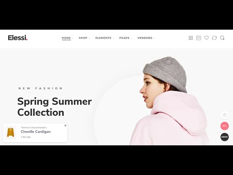 ขาย theme wordpress  2022 Update  Elessi WooCommerce WordPress Theme | Fashion and Shoe Store Website | AJAX Theme