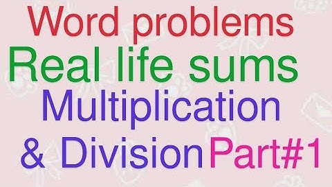Real life story sum of multiplication and division part 1| Class 5 Mathematics| New Oxford Countdown