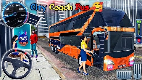 City Coach Bus Simulator 2022 - Bus Driving Simulator - Android Gameplay
