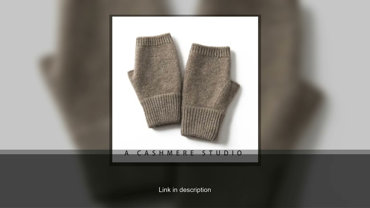 Winter 100% 100% Merino Wool Gloves Knitted Fingerless Gloves Outdoor Thermal Half Finger Mitte