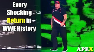 Every Shocking Return in WWE History