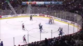 Daniel Sedin OT Winner vs Senators - 11/11/14 - HD