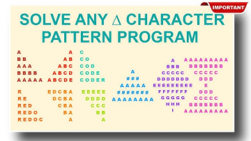 Solve any character or string program in java #tringlepattern #programs #freshers #patternprograms