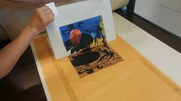 Carborundum - A way of making collagraphs