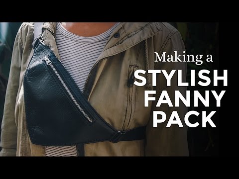 Making a Stylish Fanny Pack ⧼Week 16/52⧽ - YouTube