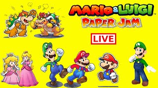 Mario & Luigi Paper Jam Live Stream Playthrough Blind Part 1 The Mario Bros Meets Paper Mario