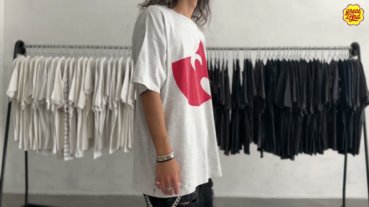 WU-TANG CLAN 1997 RED LOGO ASH GREY POLYGRAM XX