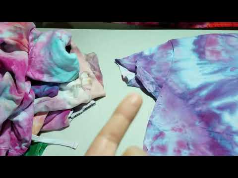 lofi ASMR | Soft Spoken Screen Tapping & Tie-Dye Reveals