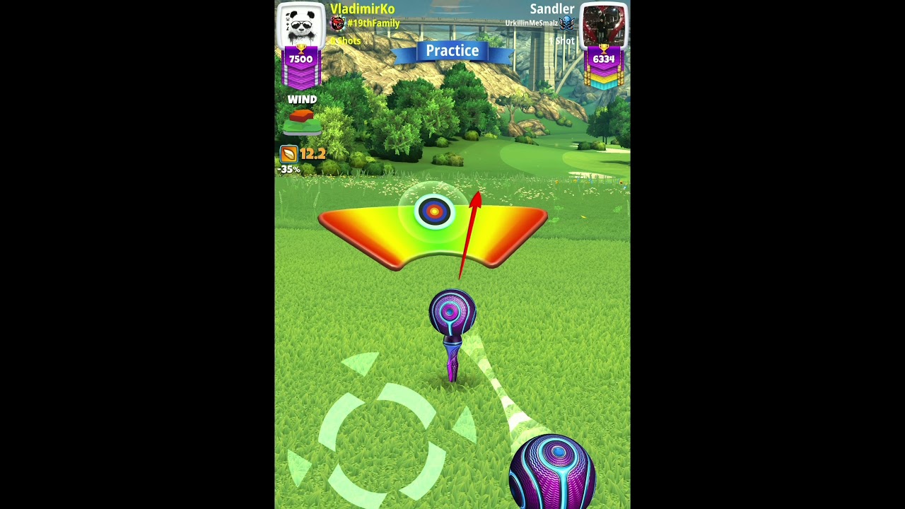 Golf Clash 5th Anniversary 9Hole Cup MasterS QR Hole 5 (Luminary
