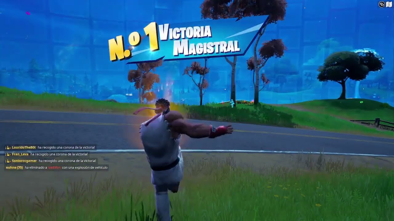 "Ryu" Skin Gameplay - Squads Victory Royale - Fortnite Chapter 3 Season 2