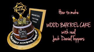 WOOD BARREL CAKE ||  SIMPLE TUTORIAL#Mikurtzel TV