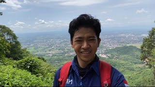 SOLO HIKING MOUNT KLOTOK 500 MASL CITY VIEW