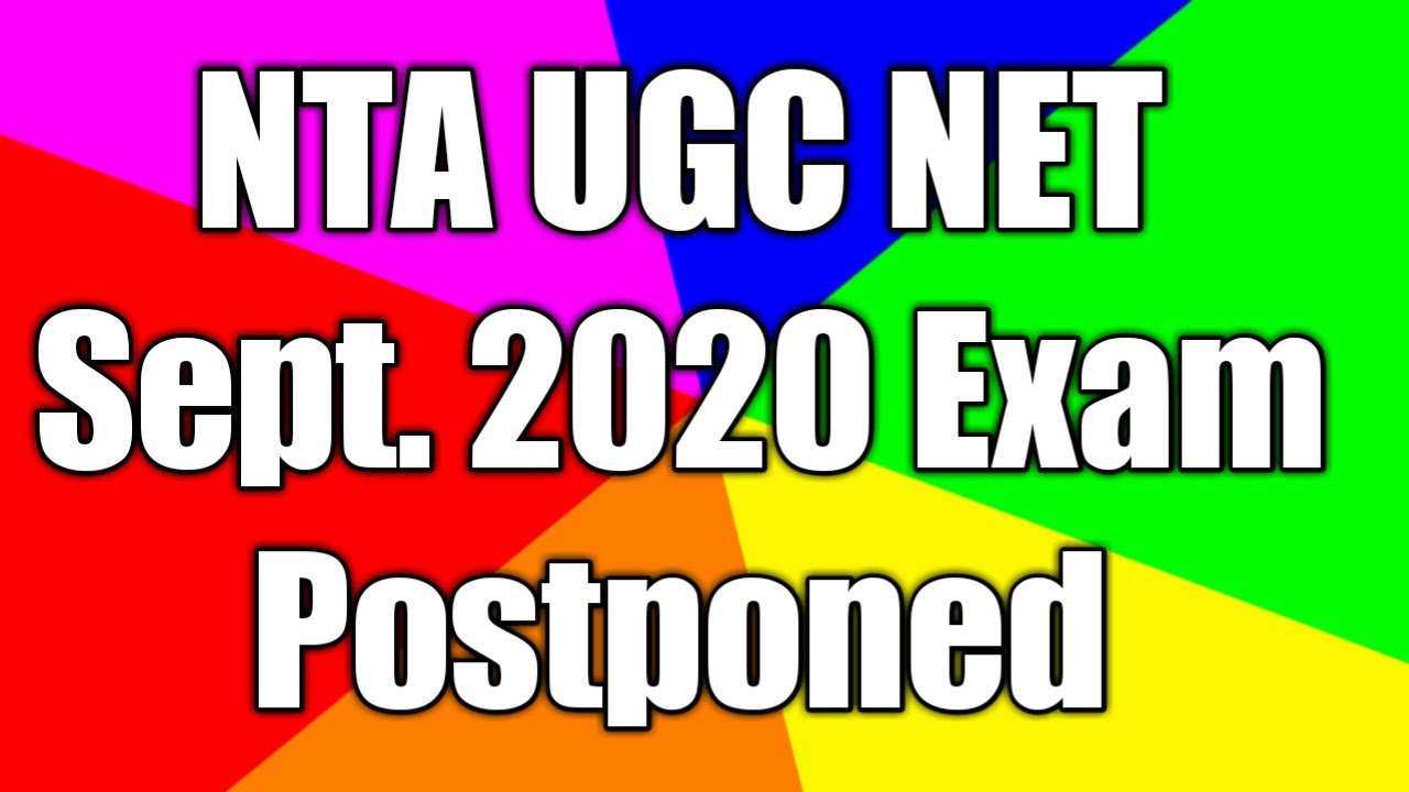 NTA UGC NET Exam June 2020 Postponed New Date Announced | SK Education