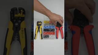 Kit alicate de crimpar com terminais e descascador. #soutoshop