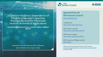 Studies on the Stress Dependence of Flexible Integrated Capacitive Pressure Sensors for Minimally