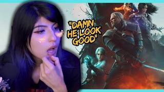 [REACTION] I NEVER PLAYED THE WITCHER BEFORE....NOW I HAVE TO | WITCHER 3 REMASTER TRAILER
