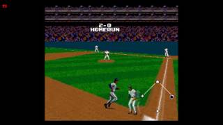 Tecmo Super Baseball (SNES) HOMERUN screenshot 4