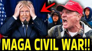 Trump RAGES As MAGA Civil War ERUPTS Over Iran
