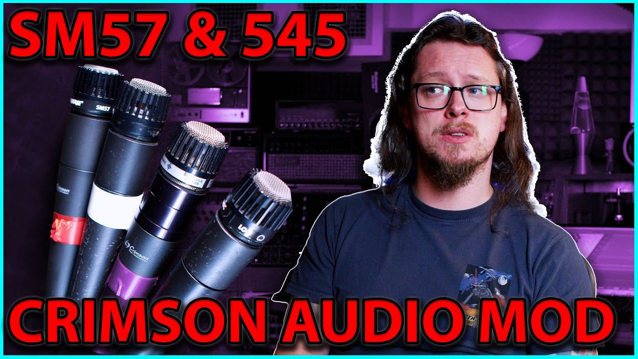 Shure SM57 Modding - Crimson Audio Orange and more - YouTube