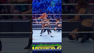 Becky Lynch Feels The Hair Whip For The First Time