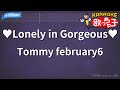 【カラオケ】&hearts;Lonely in Gorgeous&hearts;/Tommy february6