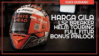 CUCI GUDANG HELM LS2 BREAKER FF390 🔥 Fitur Melimpah + BONUS PINLOCK!#touwani #ls2helmets #cucigudang
