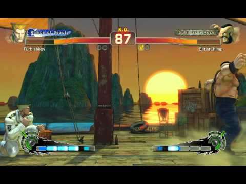 Ultra Street Fighter IV battle: Guile vs Zangief