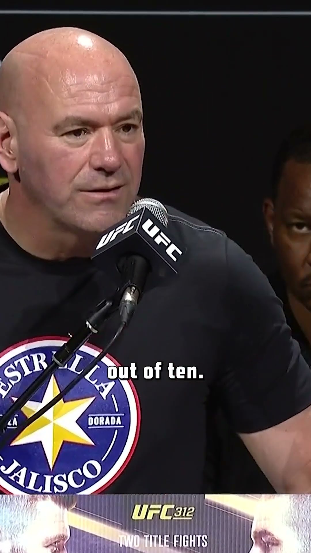 Dana White rates Sean Stricklands mustache ? #UFC312