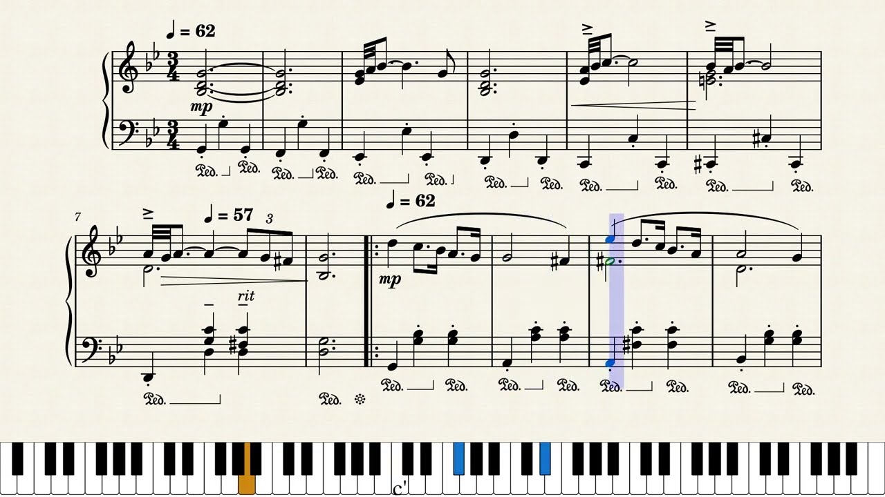 Adagio – Tomaso Albinoni Adagio in G Minor - solo piano