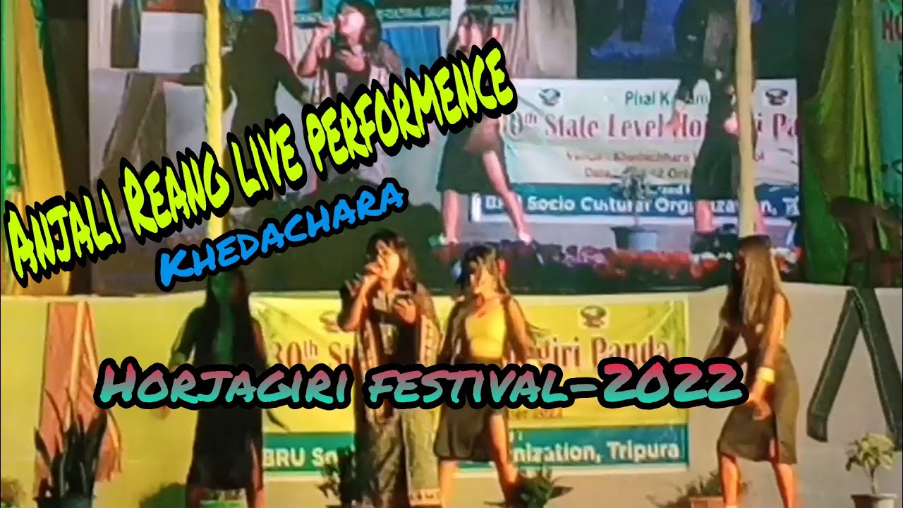 Anjali Reang live performance || hojagiri festival @khedachara