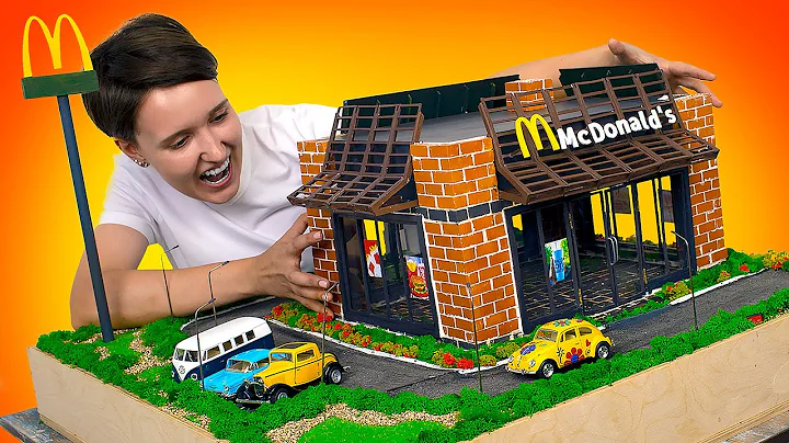 How To Make Your Own Miniature McDonalds | BRICKLA...