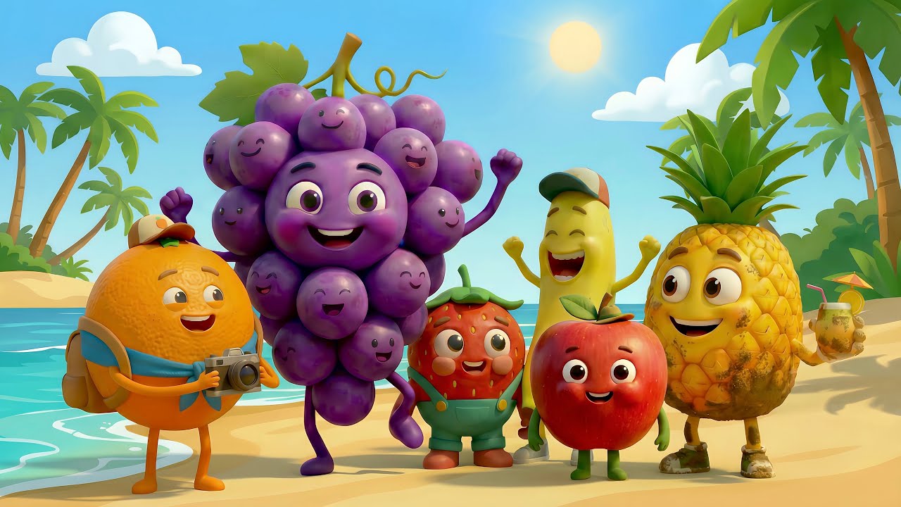 Trái Cây La La La - Hoạt Hình Ca Nhạc Vui Nhộn Cho Bé