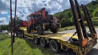 Prevoz Lesnej Lanovky Aničky Domov . Tatra V Akcii. Lanovka Je Stále Na Predaj . Praga Uv 80