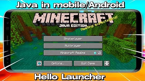 Java edition is now available on Android! HMCL