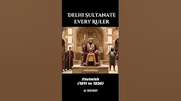 All Rulers of Delhi Sultanate 👑 #aihistory #shorts #delhisultanate