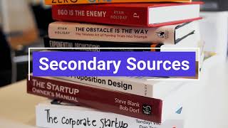 Primary, Secondary and Tertiary Sources